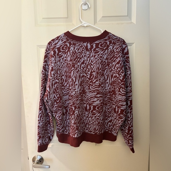 Madewell (Re)sourced Cotton Oversized Crew
Sweatshirt in Tigerized Print, Size M - Picture 8 of 8